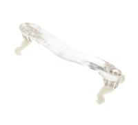Garneck Clear Acrylic Violin Shoulder Rest Ergonomic Cushion for Comfort and Support for Violinists and Beginners Alleviates Strain and Fatigue