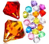 Garneck Colorful Acrylic Gemstone Pool Toys for Kids Ages 4-12, 30pcs 25mm Diving Gems Set for Swimming and Kindergarten Decor