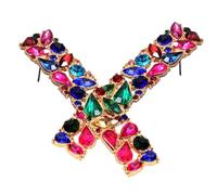 Garneck Colorful Rhinestone Earrings for Women Dainty Crystal Ear Jewelry with Design Elegant Statement Decoration for Party Wedding Graduation Versatile Fashion Accessory