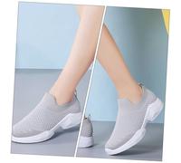 Garneck Comfortable Women Mesh Sneakers Lightweight Breathable Outdoor Fitness Shoes Casual Flat Slip Walking and Training Skin-Friendly Material Moms and Friends