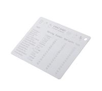 Garneck Cooking Measure Equivalents Magnetic Kitchen Conversion Chart Baking Chart for Fridge Smooth Edge Design