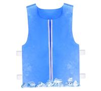 Garneck Cooling Vest Adjustable Cold Vest Sport Cool Cooling Shirt For High Temperature Operator Sunstroke Protective (Sky-blue)