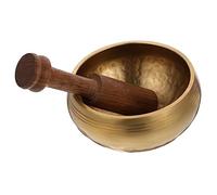 Garneck Copper Alms Bowl Buddhist Sound Bowl for Music Therapy and Meditation Tool for Yoga Practice