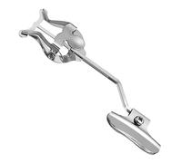 Garneck Cornet Lyre Clamp-on Holder, Silver Metal Sheet Music Clip with Folder, Lightweight and Easy to Carry for Marching Band Trumpet and Trombone Players