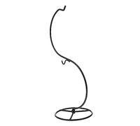 Garneck Creative S Shaped Display Rack Hanging Stand for Glass Bottles and Micro Landscapes Iron Frame Decoration for Home Desk and Room Versatile Holder for Festive Ornaments and Gifts