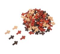 Garneck Cross Comfortable Wear for Handmade to Lightweight and Making 100pcs Small Wooden Pendant Holes DIY Jewelry Crafts and Spiritual Gatherings