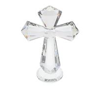 Garneck Crystal Cross Statue Christian Ornaments Religious Decor for Easter Wall Cross Craft