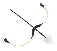 Garneck Cupid Bow and Arrow Set:Durable Costume Props with Unique Primitive Tribal Design for Valentine's Day Cosplay Accessories Halloween Party Performance for Adults and Teens