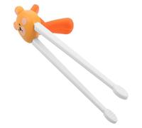 Garneck Cute Bear Training Chopsticks for Reusable Utensils with Easy-Clean Design Chopstick Trainer for Beginners Teaching Independence and Fun Mealtime Learning