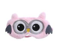 Garneck Cute Owl Sleep Mask for Sleeping with Adjustable Strap, Comfortable Cloth Material Eye Cover, Breathable and Light Shading Blindfold, for Hotel Use or Taking a Break After Lunch