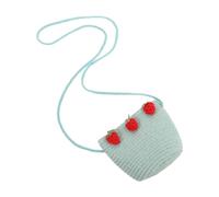 Garneck Cute Straw Crossbody Bag for Lightweight Handwoven Handbag Breathable Summer Shoulder Purse for Little Outdoor Beach Park Use