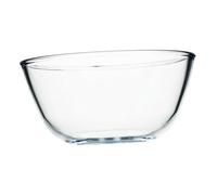 Garneck Decorative Glass Salad Bowl Multi Function Kitchen Gadget for Home Use Stackable Transparent Household Bowl for Serving Salad Mashed Potatoes Fruit and Hot Dishes