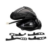 Garneck Dirt Bike Headlight Assembly with Rubber Strap, Black Motorcycle Front Headlamp Compatible with Bbr Klx Crf50/70 Ssg 50-125cc, Motocross Headlight Fairing for Off-road Riding