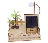 Garneck DIY Solar Garden Light Kit for Educational Physics Science Experiment Stem Solar Powered Small Lamp for Outdoor Pathway Decoration and Learning