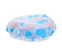 Garneck Double Heart Shaped Reusable Shower Cap for Women, Soft Eva and Coral Fleece Material with Strong Water Absorption, Reduces Damage from Hot Air, for Home and Hairdressing Use