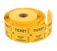 Garneck Double Roll Raffle Tickets Event Tickets for Lotteries Sweepstakes Charity Auctions Trade Shows Classroom Rewards and Door Prizes