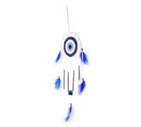 Garneck Dream Catcher with Chime Tube and Plume Pendant Macrame Dreamcatcher for Bedroom Indoor Decor Boho Style Wall Hanging Unique for Home Decoration