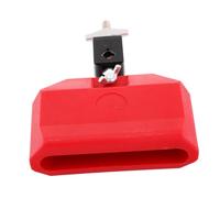 Garneck Drumset Accessory Red Cowbell Percussion Block for Home and Performance Use Portable Percussion Replacement Drum Kit Accessories