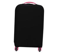 Garneck Elastic Travel Luggage Protector Cover for Suitcases Dustproof and Scratch-Resistant Elastic Fit Trolley Case Sleeve in Black Enhance Your Travel Experience