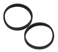 Garneck Electric Planer Drive Belt for Replacement Rubber 2pcs and Stable Power Transmission User-Friendly Design, Thickness 3.2mm Handheld Woodworking Electric Planer Suitable