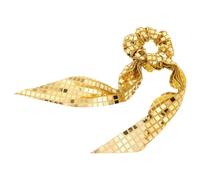 Garneck Elegant Bowknot Hair Scrunchies for Women with Sequins, Fabric Material, Adds Sparkle and Easy Styling, for Formal Outfits and Daily Wear, Unique European and American Fashion