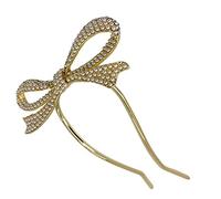 Garneck Elegant Golden Pearl Hairpin with U-shaped Zinc Alloy Design, Delicate Bridal Hair Accessory for Wedding Decorations and Daily Haircuts