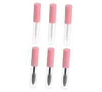 Garneck Empty Mascara Eyeliner Tubes Set of 6 Mascara Black Pet Material DIY Beauty Containers Chic Compact Makeup Bottles
