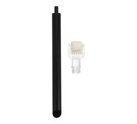 Garneck Eyebrow Roller 0.5mm Detachable Micro Needle Tool for Facial Hair Removal and Brow Shaping, Black, Suitable for Home Use and Precise Threading