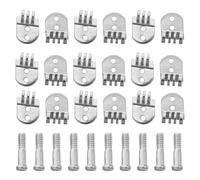 Garneck Eyeglasses Replacement Hinges Convenient Spare Set 4.5mm 5 Sets Zinc Alloy Metal Joint Repair Kit for Sunglasses and Eyewear for Easy Home Use Repair