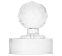 Garneck Eyeshadow Pressed Stamper Tool 27Mm Round Crystal Makeup Gadget for Eyeshadow Blusher Pressing Seal Compact Powder Applicator for Precise Makeup Touch-Up