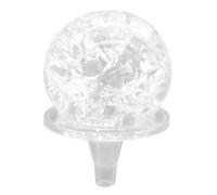 Garneck Fengshui Wheel Bubble Ball Glass Sphere for Indoor Water Fountain Feature Rotating Crystal Ball for Tabletop Waterfall Decoration and Relaxation