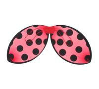 Garneck Foldable Red Ladybug Wings for Mesh Costume Accessory Childsafe Performance Prop for Stage Party Games Enhancing Acting Skills and Confidence Random Color