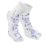 Garneck Foot Massage Socks Acupoint Pattern Mid-Calf for Winter Warmth and Relaxing Foot Therapy