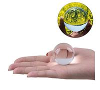 Garneck for Photographers Prop Glass Meditation Balls Crystal Home Decor Photo Effects Photo Prop Mini Fortune Teller Juggling Clear Sphere Clear Juggling Feng Shui Desktop