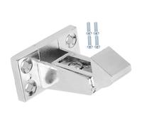 Garneck Freezer Door Latch Hook Zinc Alloy Adjustable Screw-fixed Silver Hook Lock Accessory for Rv Refrigerator and Cooler Door