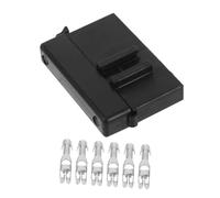 Garneck Fuse Box 30a Fuse Block Holder Automotive Marine Fused Distribution Panel Junction Block for Car Battery Power Distribution