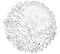 Garneck G9 Glass Globe Lamp Shade Wire Wrapped Light Shade for Light Fixtures Replacement Industrial Sphere Ball Lampshade for Wall Sconces Chandelier Pendant Light 80mm