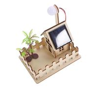 Garneck Garden Solar Lights Ornaments Solar Lanterns for Garden Diy Engineering Experiments Kit Lamp Learning Prop Boys and Girls Educational Toys