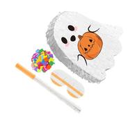 Garneck Ghost Themed Halloween Pinata Party Decor Sturdy Material Hanging Decoration Props for School Activities and Community Events Family Friendly Candy Filled Game