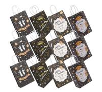 Garneck Graduation Wrapping Bags 12Pcs Handheld Paper Bags Foldable Bottom Reusable 21x15x8cm for College Graduation