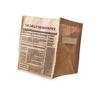 Garneck Grey Laundry Basket Lid Jute Foldable Storage Box Laundry Organizer for Boys and Girls Toys