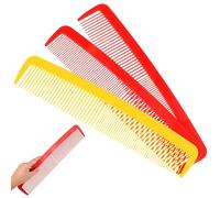 Garneck Halloween Giant Hair Styling Combs: 3 Pcs Halloween Funny Big Comb Handmade Natural Comb Wide Tooth Combs for Halloweens Costume Props Party Carnival