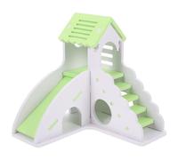 Garneck Hamster Hideout Nest Small Animal Toy Slide Climbing Ladder for Pet Hideaway in Cage Decorative Hamster Hiding House