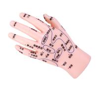 Garneck Hand Reflexology Model Easy to Learn and Clean Realistic Pvc Human Hand Simulation for Acupuncture and Massage Training for Tcm Teaching