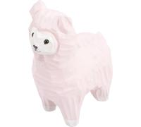 Garneck Handcrafted Wooden Alpaca Ornament Small Carved Figurine Lightweight Animal Decoration for Home Office Shelf Display