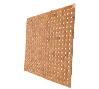 Garneck Handmade Bamboo Summer Seat Cushion Breathable Square Chair Pad for Outdoor Indoor Use Hollow Spliced Design Enhances Ventilation and Comfort