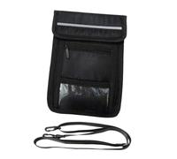 Garneck Hanging Passport Holder Wallet Multifunctional Portable Bag for Certificate Ticket Money Pouch for Travel Use