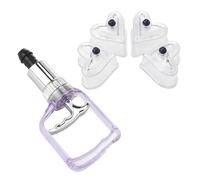 Garneck Hansol Cupping Set Professional Vacuum Cupping Pump Body Massager with PC Material, Good Penetrating Effect and Safe Design, for Relaxing Massage at Home
