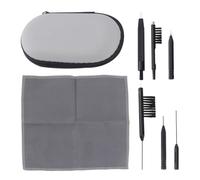 Garneck Hearing Aid Cleaning Kit 7pcs Set Brush, Wax Cleaning Tool, Vent Tube Cleaner, Screwdriver and Microfiber Cloth in Carrying Case - Hearing Aid Accessories for Daily Maintenance