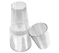 Garneck Heat-Resistant Glass Water Bottle Large Capacity Bedside Desktop Carafe with Cup for Milk Juice Bathroom Bedroom Use Food-Safe Container